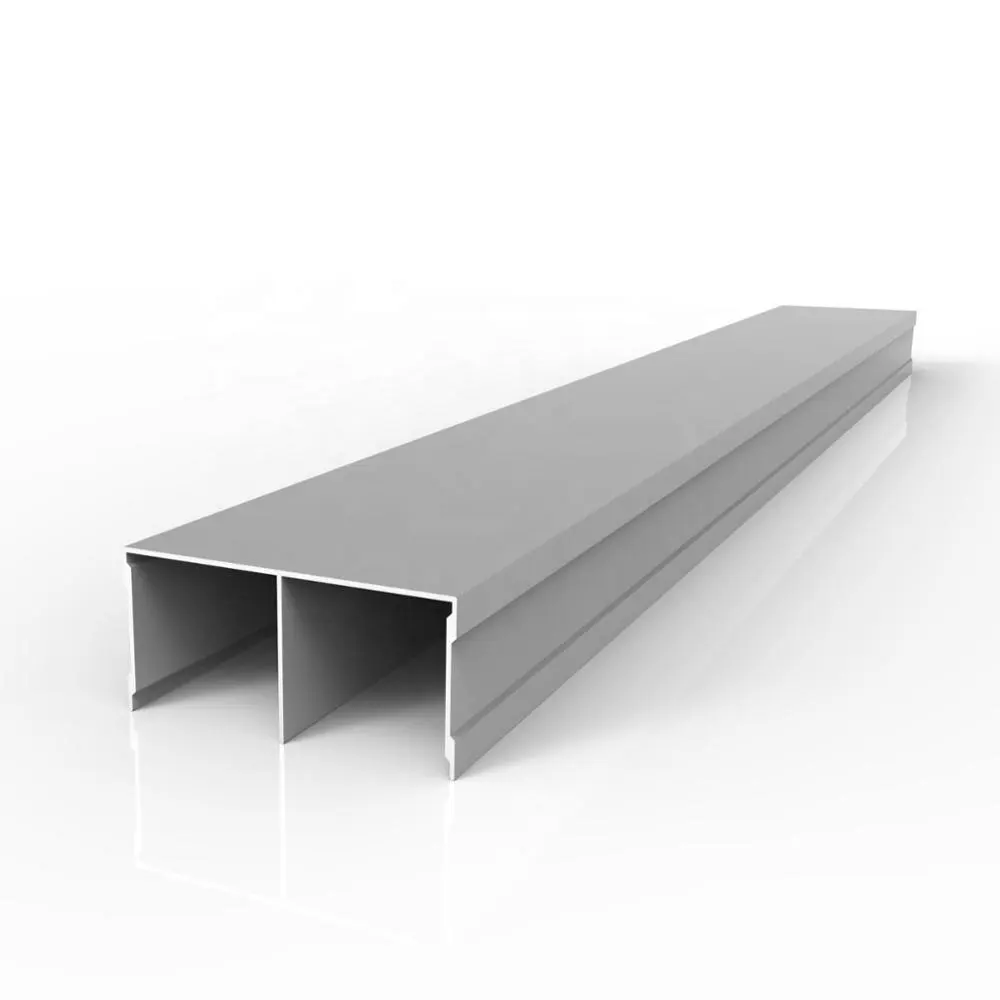 Produktion von einzigen hängenden schiene aluminium profil für extrudierte aluminium vorhang