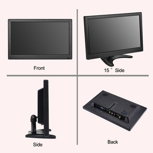 Monitor LCD de 11,6 pulgadas, pantalla panorámica de 12 pulgadas, 1366x768, con entradas VGA BNC AV, altavoz incorporado, monitor inteligente portátil, 1920x1080