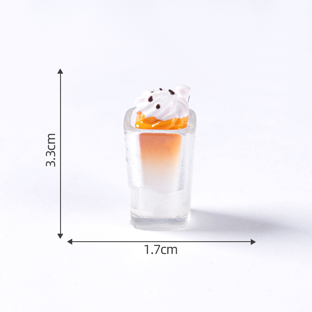 colorful 2 Orange Snow milkshake