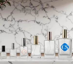 Sang Trọng Biểu Tượng Tùy Chỉnh 30Ml 50Ml 100Ml Thủy Tinh Phun Nước Mỹ Chai Trong Suốt/Màu Đen/Màu Sắc Refillable Sương <span class=keywords><strong>Atomizer</strong></span> Với Hộp - Product Image 1