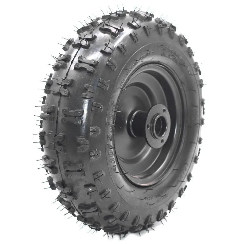 6 Inch Wheels 4.10/3.50-6 Tyre With Rim Fit For Mini Quad ATV Kid's Go Kart 47CC 49CC Engine Bike Snowplow Snowmobile Tires