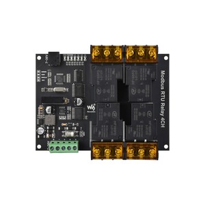 Modulo relè industriale Modbus RTU 4-ch con interfaccia RS485, 30A corrente elevata, indicatori LED a bordo - Product Image 5