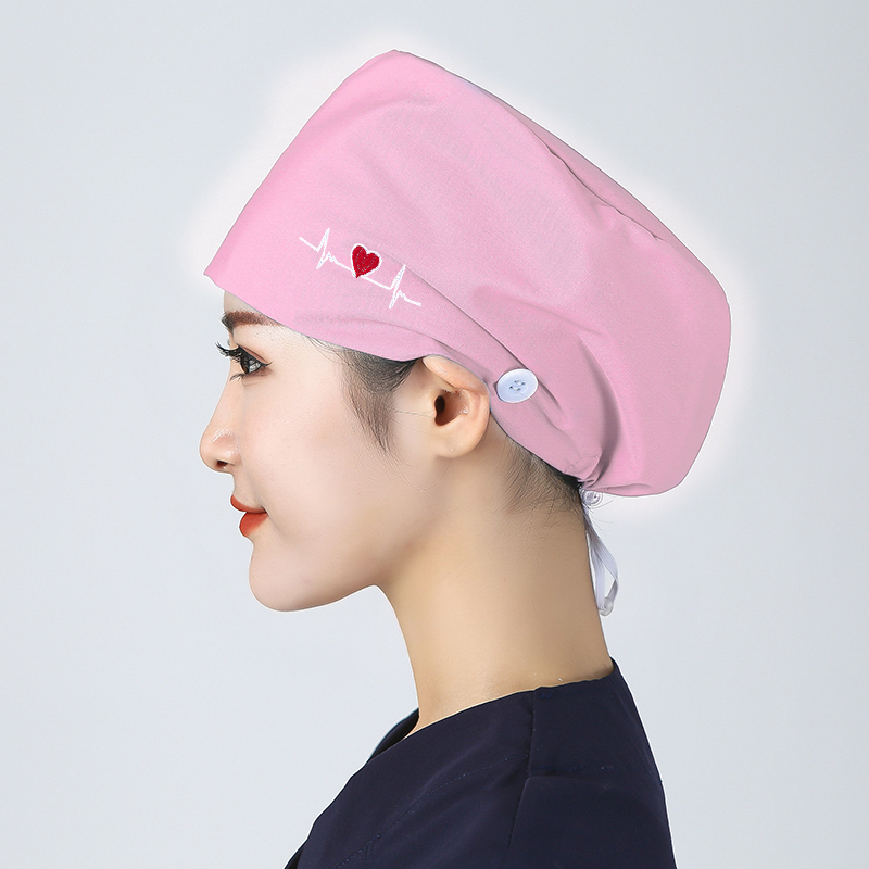 Pink-ecg polyester cotton