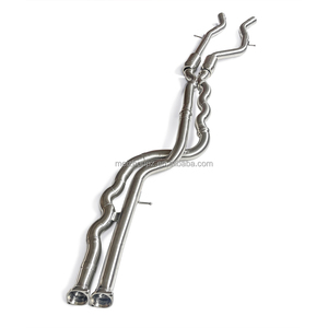 Exhaust for BMW M3 M4 F80 F82 F83 S55 3.0T 2014-2019 Ss304 Exhaust System Equal Length Mid Pipe With <strong>Resonator</strong> Direct Factory - Product Image 2