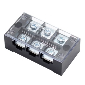 Terminal de tornillo de valla de tipo fijo, 600V, serie TB, 15A, 25A, 45A, doble fila, bloque de terminales de barrera fija - Product Image 5