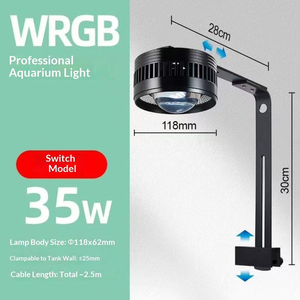 35W WRGB avec interrupteur standard (sans ventilateur de refroidissement)