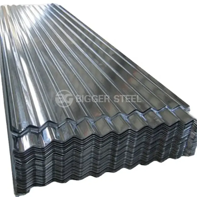 Precio de fábrica Hoja de techo Techo de acero Galvanizado Aluminio Recubierto de zinc Hoja de techo galvanizada