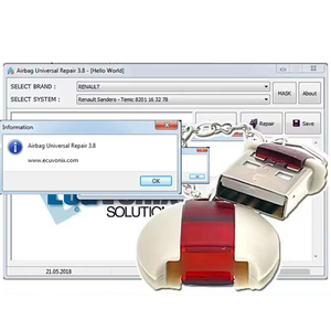 V3.8 SRSツールSRSユニバーサル修理V3.8 ECUプログラマーSRSリセットツールObd2 OBD車診断ソフトウェアクリアクラッシュデータ - Product Image 1