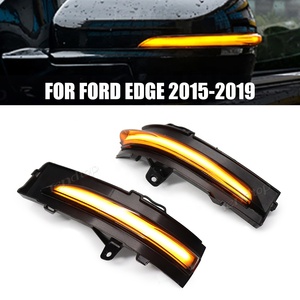 กระจกส่องสว่างตามลำดับสัญญาณไฟเลี้ยวสำหรับ Ford EDGE 15-21แบบไดนามิกกะพริบด้านข้างไฟเลี้ยว - Product Image 1