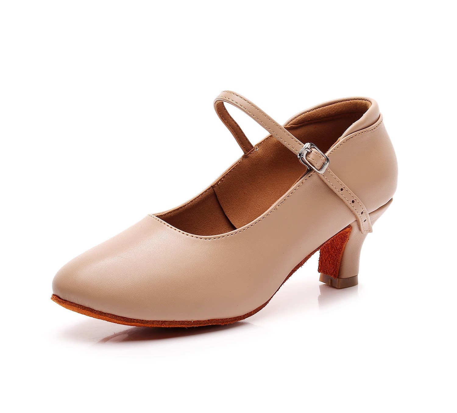 Marron 5,5 cm + semelle en caoutchouc / 7 cm + semelle en fourrure