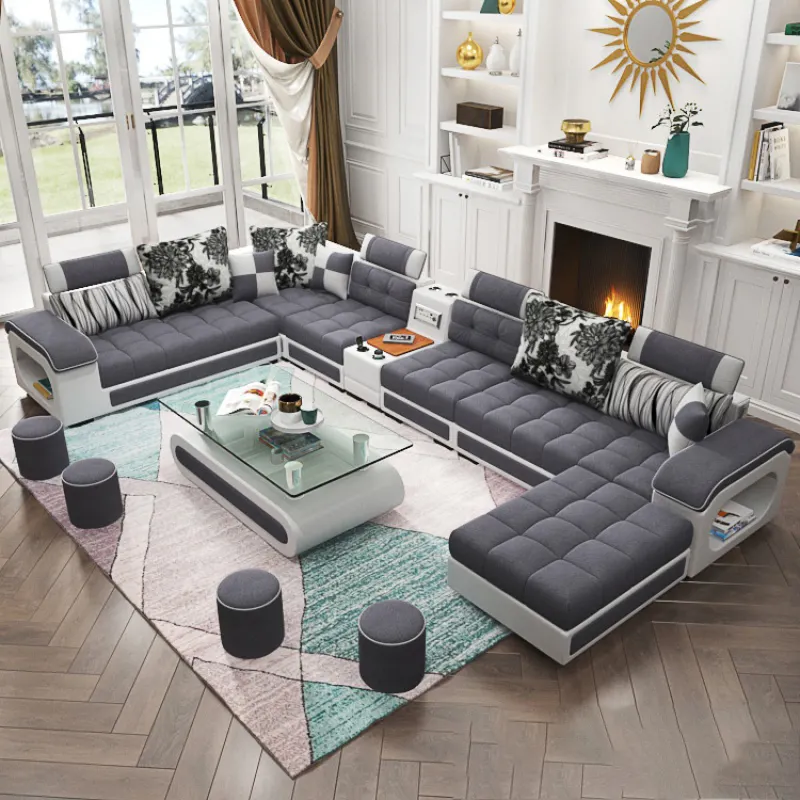 Gmart pines sofá de canto inflável, sofá de canto de madeira multiuso com armazenamento de madeira e móveis