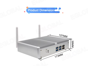 Eglobal 2Cores 6USB Core I5-4278U <strong>Desktop</strong> <strong>Computer</strong> Quiet Dual Display Mini Pc with Lock Holes Business School Tiny <strong>Computer</strong> - Product Image 3