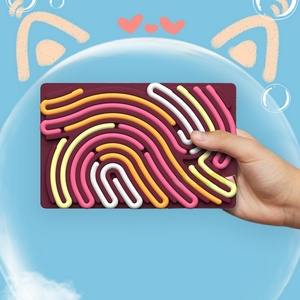 Căng thẳng lo lắng im lặng Silicone cảm giác hoạt động Hội Đồng Quản trị trẻ em bận rộn Hội Đồng Quản trị động đậy đồ chơi trẻ em câu đố Silicone giải nén Hội Đồng Quản Trị - Product Image 4