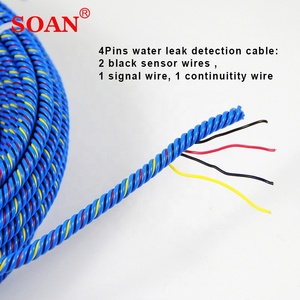 Detector de fugas de agua inalámbrico con batería, Sensor de flujo de agua para sistema de alarma GSM para el hogar - Product Image 5