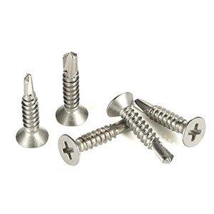 ワッシャー付きの明るい亜鉛メッキ六角ヘッドセルフドリルネジクロスヘッドセルフタッピングネジ - Product Image 1