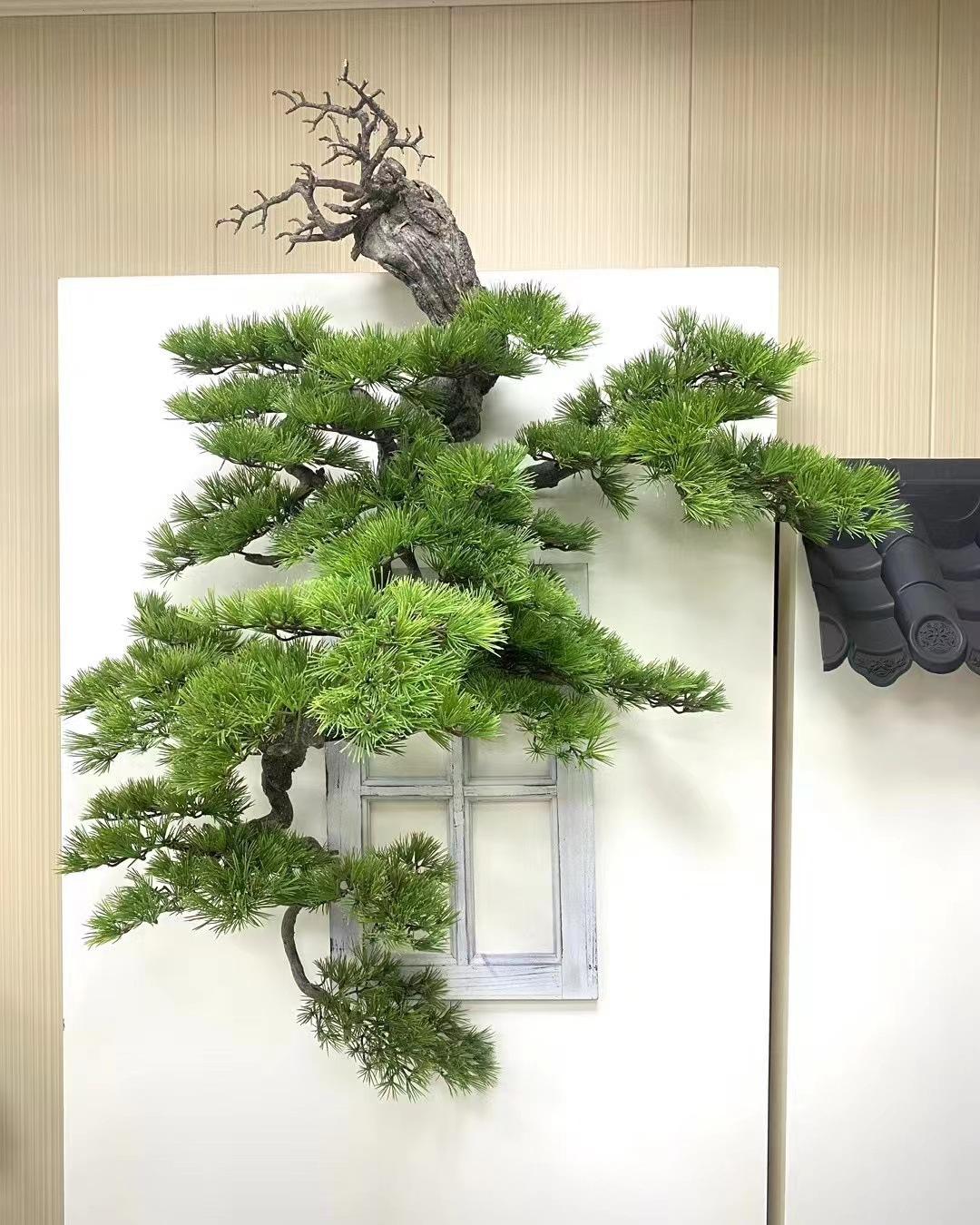 1.4m artificial cliff hanging pine