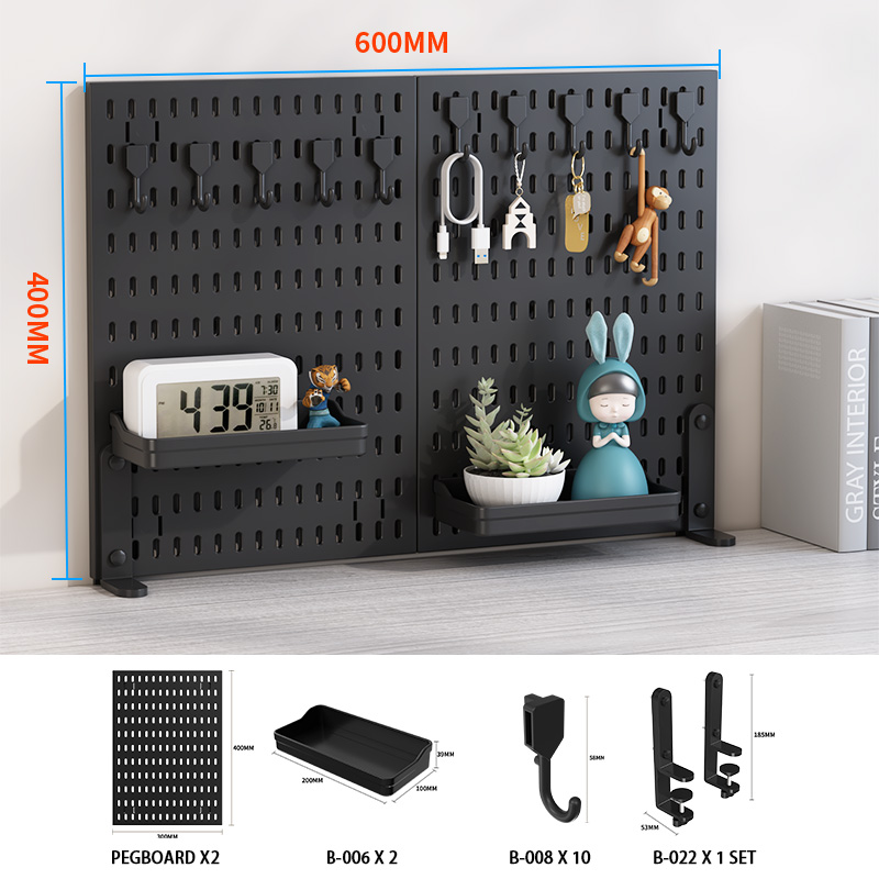 Ensemble de bureau à clipser 5 Noir
