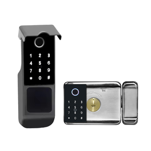 Tuya akıllı sürgülü kilit için Bluetooth ve WiFi/IP ağ uyumlu oteller için ahşap çelik cam kapılar için güvenli anahtarsız giriş - Product Image 5