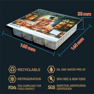 Tùy chỉnh bảo vệ môi trường cấp thực phẩm PP nhựa <span class=keywords><strong>ICE</strong></span> <span class=keywords><strong>CUBE</strong></span> bao bì khuôn hình chữ nhật vỉ quá trình - Product Image 2