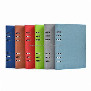 <strong>Custom</strong> <strong>Make</strong> Tomoe River Planners 100 Ruled Pages Leather Binder Journal Cover 6-Hole System A5 Diary Ring Binder <strong>Notebook</strong> - Product Image 5