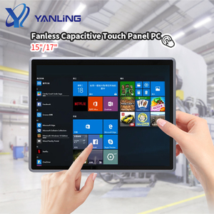 High R&amp;D Capability IP65 Level protection 17 Inch Touch Pc Support <strong>Embedded</strong>/ VESA Installation Screen Pc - Product Image 2