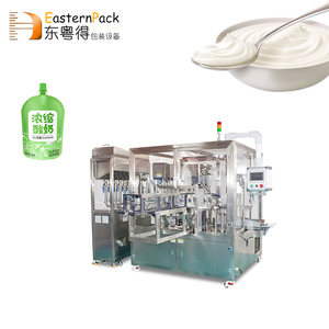 Çok fonksiyonlu döner emzik çantası dolum fondöten dolum sızdırmazlık ve suyu masa üstü kapaklama süt paketleme makinesi - Product Image 1
