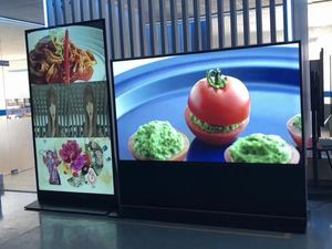 65-Inch Indoor Vertical Interactive Smart Video <strong>LCD</strong> Advertising <strong>Display</strong> for Subway with SDK <strong>Function</strong> and Infrared Touch - Product Image 3