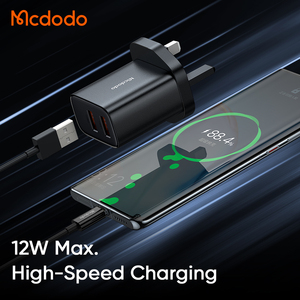Mcdodo479急速充電電源アダプター12W充電器英国急速充電器3AマイクロUSBケーブル1Mスマートフォン用 - Product Image 3