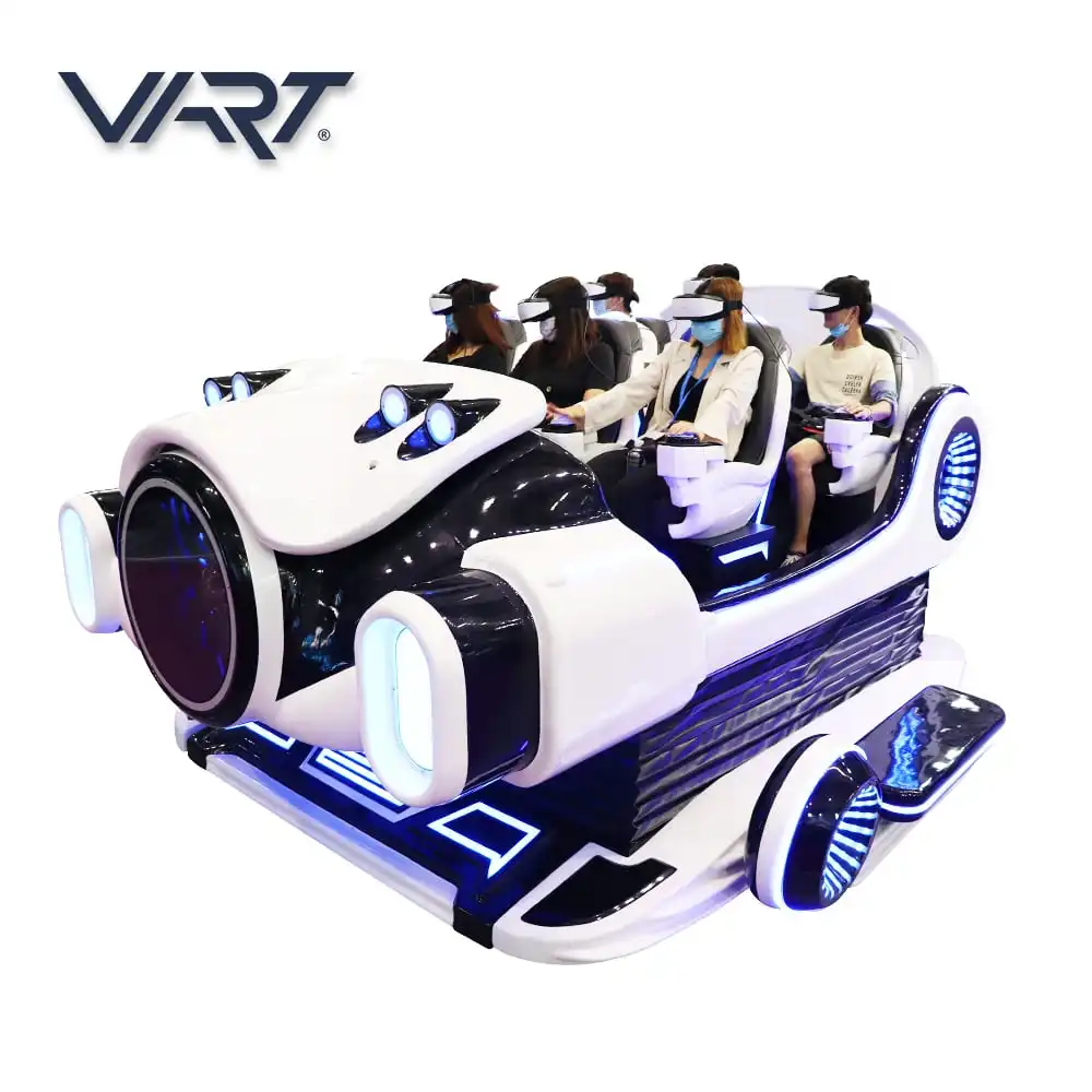 نظام تفاعلي لمدينة الملاهي 7D سينما 6 مقاعد كرسي الواقع الافتراضي مع أفلام VR