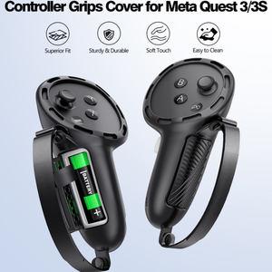 Anti-Slip Grip Cover for Meta <strong>Quest</strong> 3S/<strong>Quest</strong> 3 Controller Protector Case Shockproof Protective Shell for VR Controllers - Product Image 5