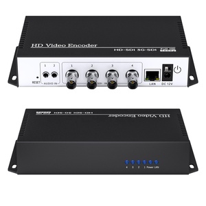 กล่องเก็บสัญญาณวิดีโอ4K SRT RTMP RTSP UDP 4in1,3G 6G SDI ตัวเข้ารหัสการ์ดเครื่องส่งสัญญาณถ่ายทอดสด IPTV - Product Image 4
