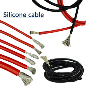 Yumuşak silikon tel ısıtıcı dayanıklı telli lityum pil kalaylı bakır tel yüksek <span class=keywords><strong>tem</strong></span> 200C 10awg silikon teller