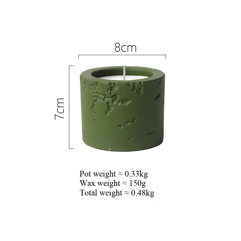 AK299-8 Coupe à Bougie Vert Olive (Coupe Vide)