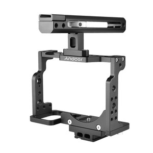 Andoer C15-B soğuk ayakkabı dağı ile kamera kafesi + üst kolu kiti Z6/Z7 DSLR kamera ile uyumlu - Product Image 1