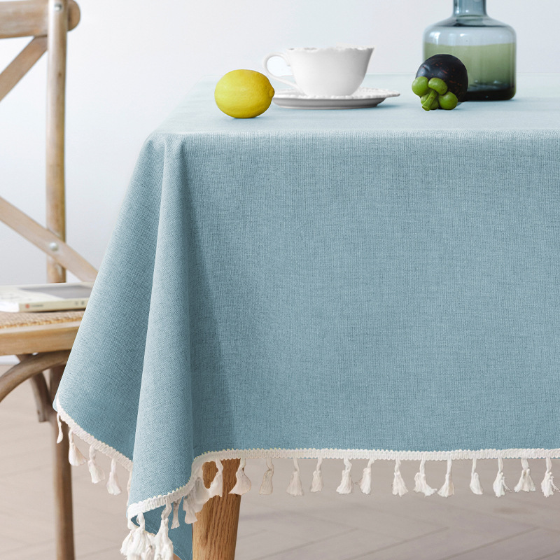 Finition laminée imperméable et résistante à l'huile bleu clair