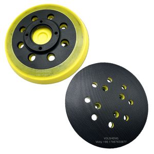 5 inch 122mm Điện chà nhám công cụ 8 lỗ móc vòng PU bọt tấm ủng hộ 125mm tùy chỉnh chà nhám đĩa OEM <span class=keywords><strong>Ryobi</strong></span> cho xe - Product Image 1
