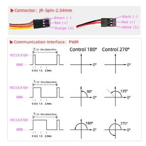 DS3240MG Servo digitale 40kg ad alta coppia di 180 gradi 270 lega ingranaggio Rc Baha Servo è adatto per 1/8 auto Rc rapporto 1/10 - Product Image 6