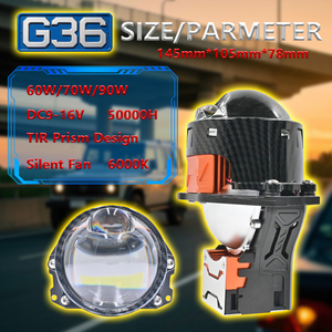 DGLS Excellent G36 TIR <strong>Bi</strong> <strong>Led</strong> Dual-light Lens 3 Inch Bulb Car <strong>Led</strong> Projector Lens Headlight <strong>Bi</strong> <strong>Led</strong> Projector Lens 3.0