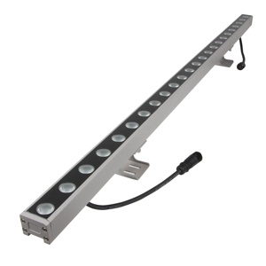 Outdoor Waterproof 48 Bulbs Linear Light 18W/24W Rgbw 3In1 <strong>Led</strong> Wall Washer Rgb <strong>Dmx512</strong> With <strong>Control</strong> Remote - Product Image 3
