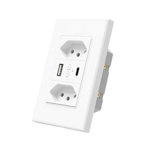 图雅WiFi Zigbee巴西智能插座20A插座，带USB C型端口语音控制巴西zigee智能插座 - Product Image 6