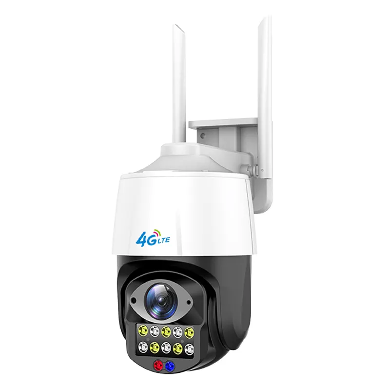 Câmera inteligente 4mp, novo modelo à prova d' água ptz speed 4g dome câmera externa cctv