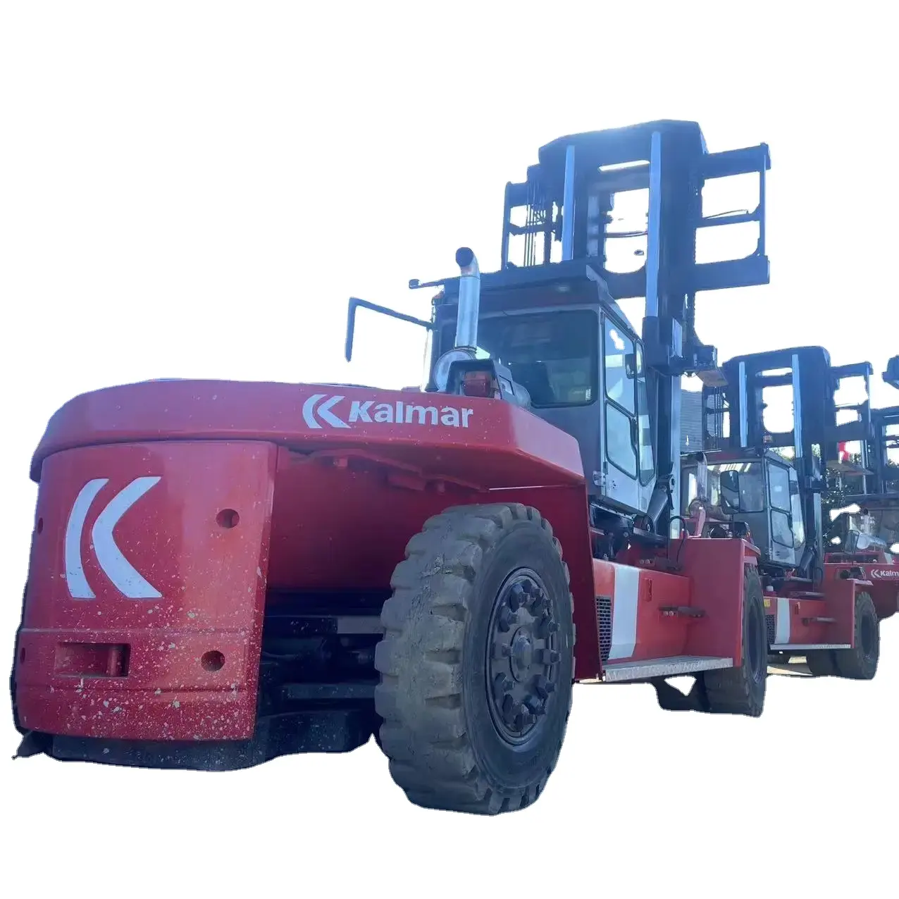 Manipulador de contenedores Kalmar de 40 toneladas, apilador de alcance Kalmar usado a la venta