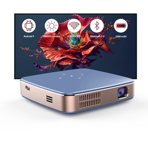 Proyector de bolsillo portátil 4K 3D para teléfono móvil inteligente Android 5G WiFi y Daylight Pico Beamer para cine en casa y transmisión de video - Product Image 1