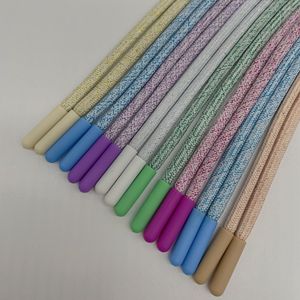 Plastik ipuçları ile 4-5mm Polyester Lurex ipli kordon - Product Image 2
