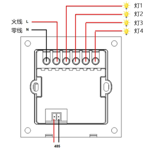 Tuya Zigbee 3,5 дюймов умный сенсорный экран умная домашняя система с кнопочным управлением - Product Image 2