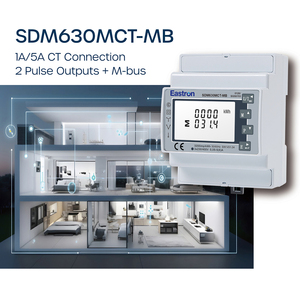 Eastron SDM630MCT-MB เครื่องวัดพลังงานแบบสองทิศทาง CT & PT สำหรับโซลูชันการตรวจสอบพลังงานรางดิน3P3W แบบสองทิศทาง - Product Image 6
