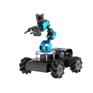 Endüstriyel otomasyon ve eğitim için Mecanum tekerlekler Python ROS görüş sistemi ile ahududu Pi 4B 8GB Robot