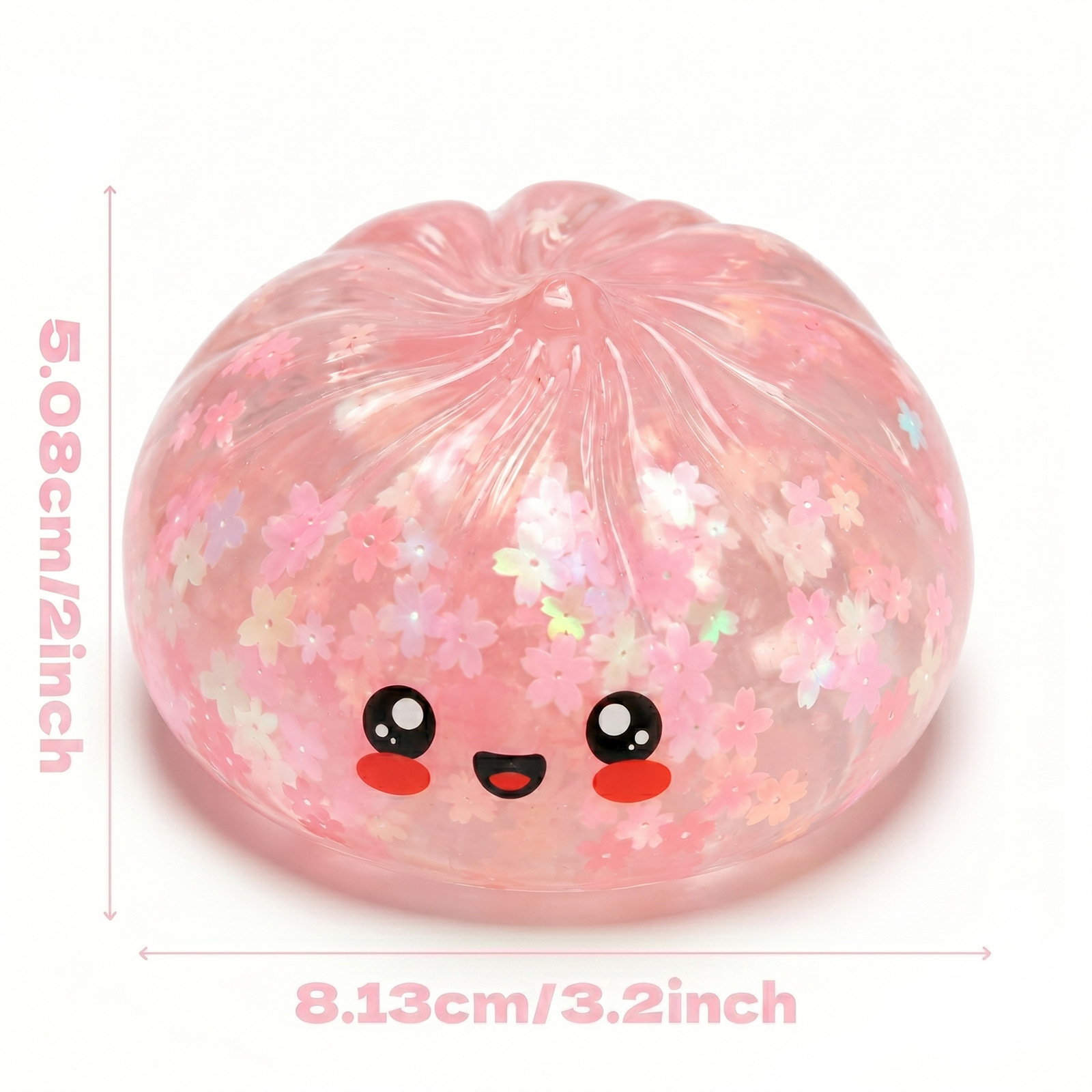 8.5 cm pectin pink,