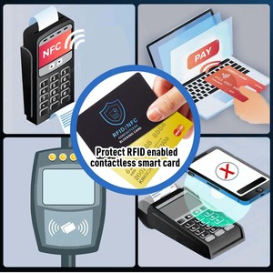 RFID阻止卡防黑客阻止卡NFC带定制包装PVC 13.56mhz防水NFC阻止卡