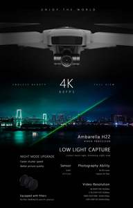 HOSHI Hubsan Zino 2 Plus ZINO2 + 包版全球定位系统9公里FPV，带4K 60fps摄像机3轴万向架35分钟飞行时间无人机 - Product Image 6